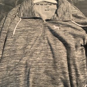 PINK half zip sweatshirt